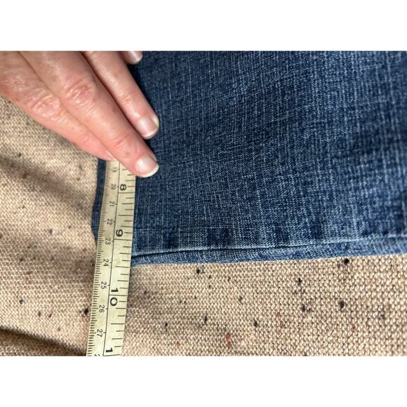 Vintage Y2K Younique Jeans Multifunktional Buckle Strap O-Ring Flare Denim Pants - Picture 6 of 8